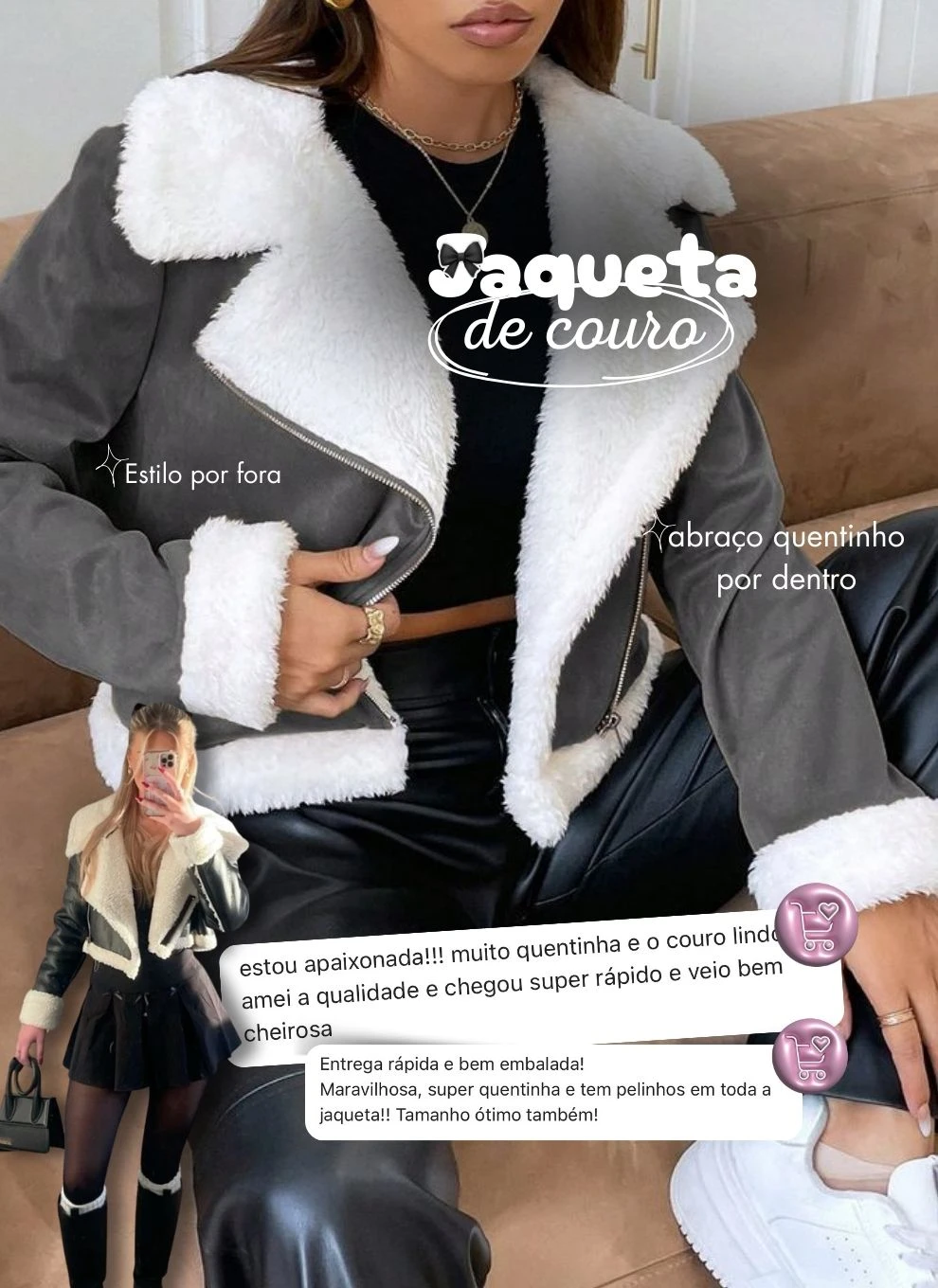 Jaqueta de Couro